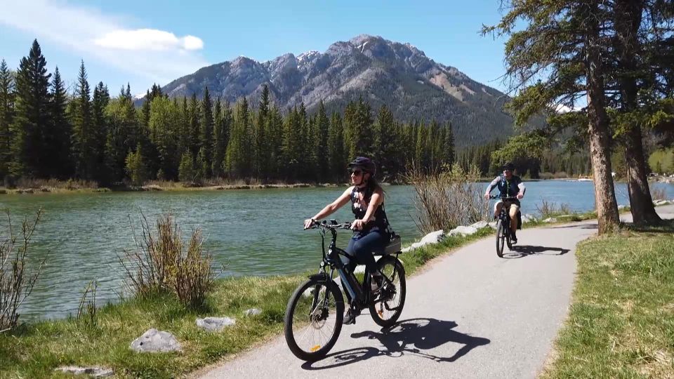 Banff: Bow River E-Bike Tour and Sundance Canyon Hike - Full Tour Description
