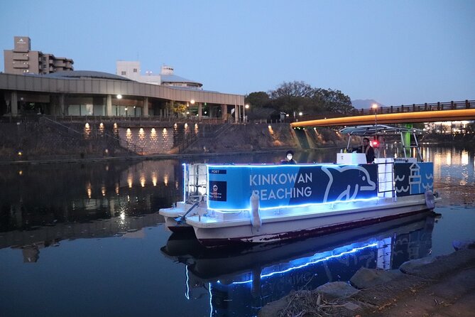 Boat Cruising in Front of the Active Volcano Sakurajima - Spectacular Views of Sakurajima Volcano