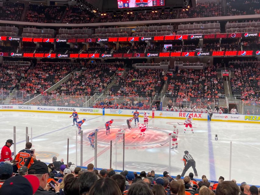 Edmonton: Edmonton Oilers Ice Hockey Game Ticket - Participant and Date Details