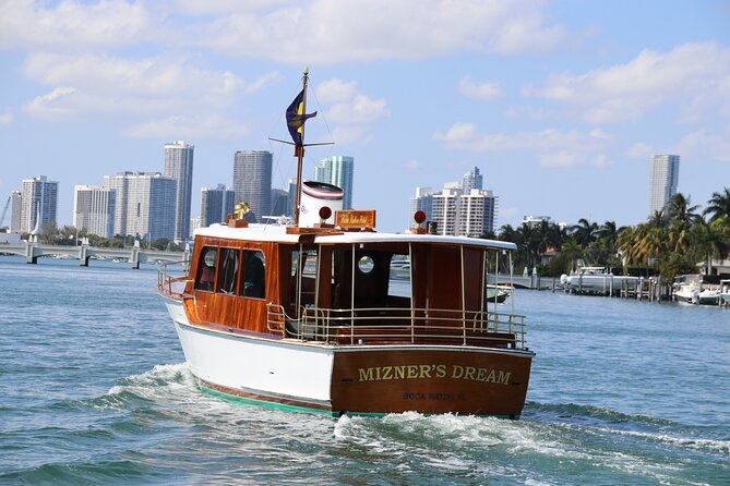 Explore Miami Beach via Vintage Yacht Cruise - Opulent Relaxation on the Water