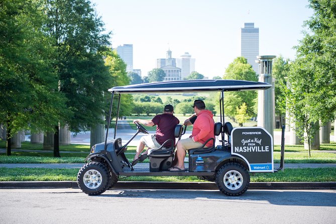 Explore the City of Nashville Sightseeing Tour by Golf Cart - Inclusions and Experiences