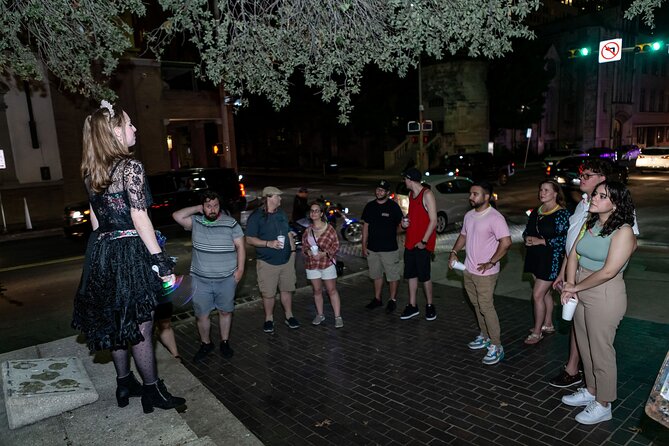 Haunted San Antonio Booze and Boos Ghost Walking Tour - Group Size and Immersive Experience