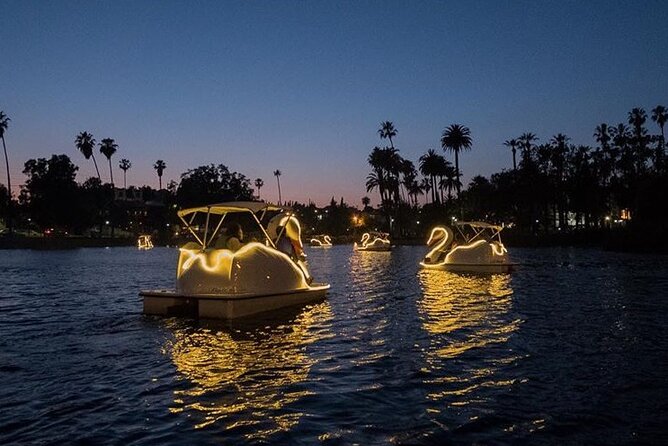 Illuminated Swan Boat Night Ride on Rainbow Lagoon - Common questions