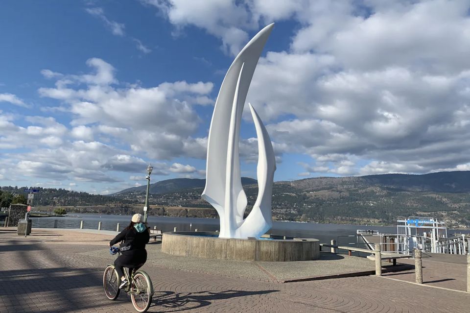 Kelowna: E-Bike Ride and Axe Throwing Adventure - Location and Details