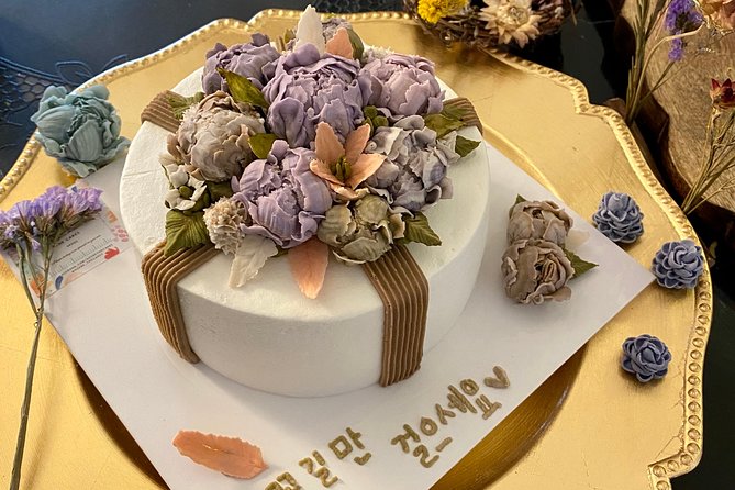 Korean Soy Cream Flower Cake ; One Day Class - Logistics Details