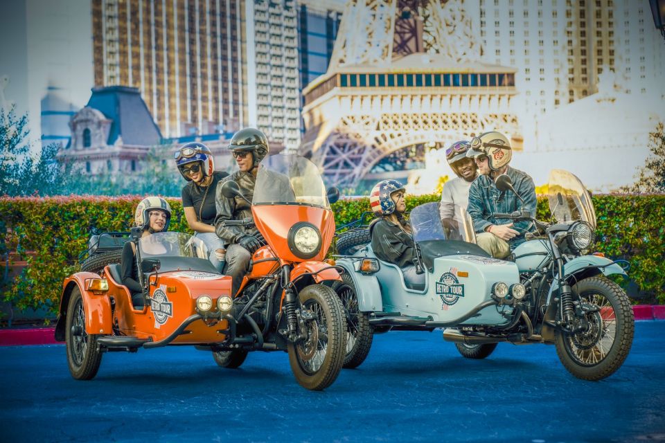 Las Vegas: Sidecar Tour of the Las Vegas Strip by Night - Dazzling Eiffel Tower Replica