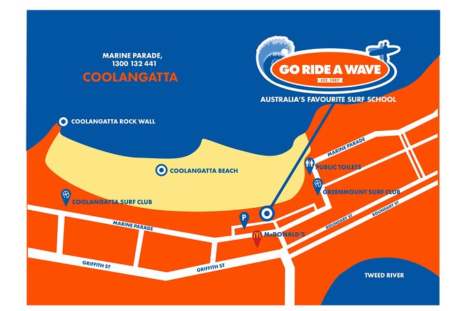 Learn to Surf at Coolangatta on the Gold Coast - Standing Up by End of Lesson