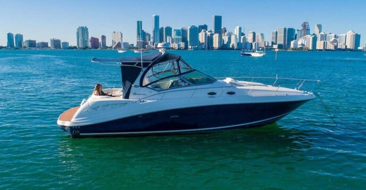 Miami: 37-Foot Sundancer Boat Rental - Reservation Information