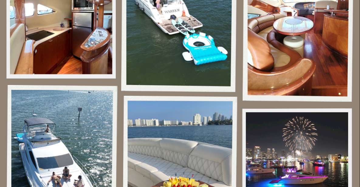 Miami Yacht Rental With Jetski, Paddleboards, Inflatables - Inclusions in the Rental Package
