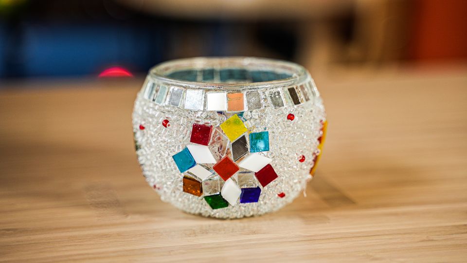 Mosaic Lamp Making Workshop in Vaughan - Create Your Own Mosaic Lamp