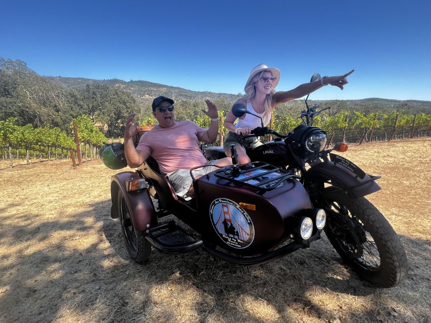 Napa Valley: Napa Valley Guided Sidecar Tour With 3 Wineries - Common questions