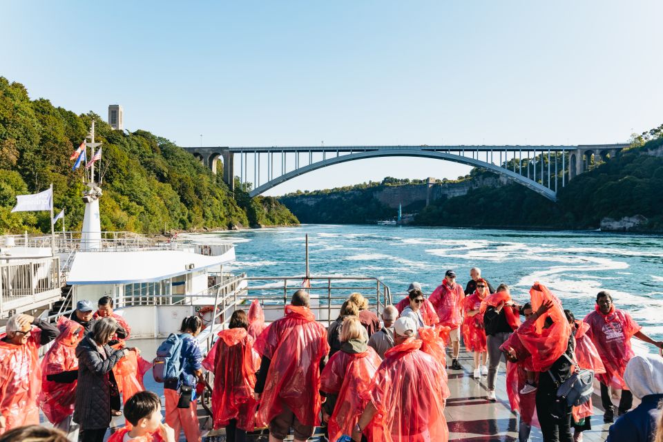 Niagara Falls, Canada: First Boat Cruise & Behind Falls Tour - Common questions