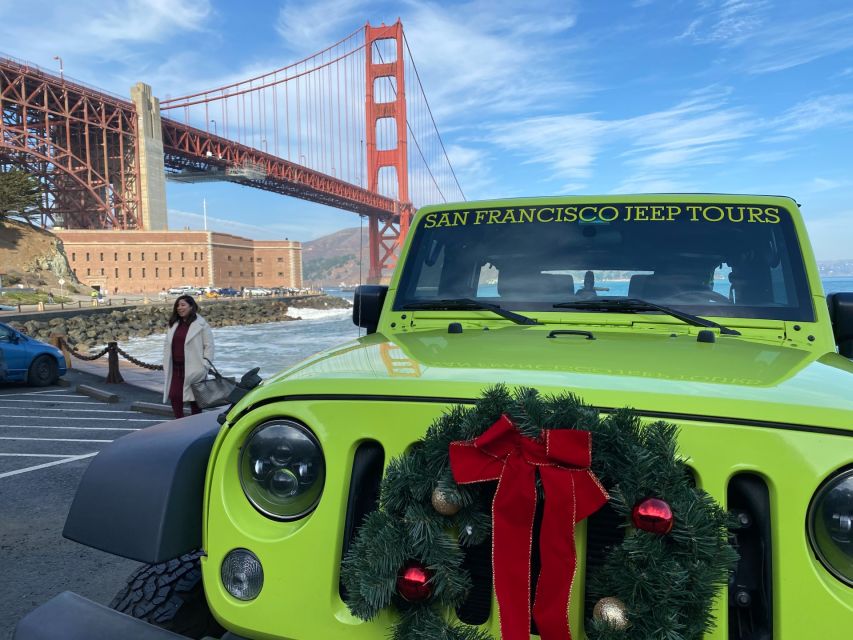 San Francisco: Holiday Lights Private Group Jeep Tour - What to Bring