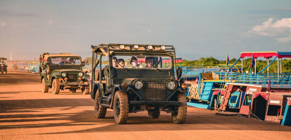 Siem Reap: Private Angkor and Floating Village Jeep Trip - Day 1 Itinerary