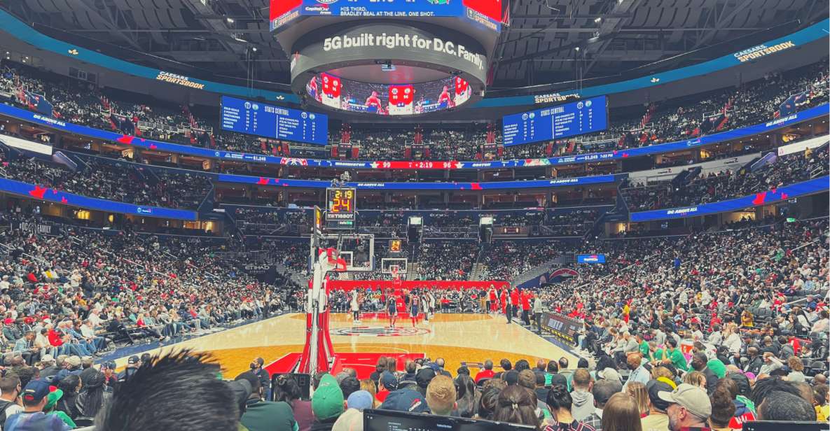 Washington D.C.: Washington Wizards Basketball Game Ticket - Booking Information