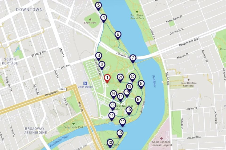 Winnipeg: the Forks Self-Guided Smartphone Tour With Audio - Audio Guide Inclusions