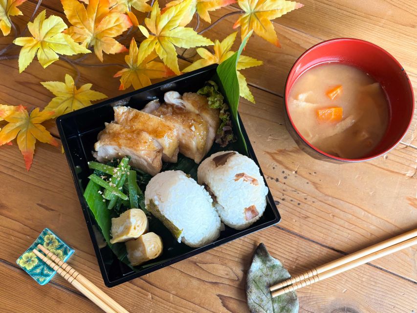 World-Famous Dish Teriyaki Chicken Bento With Onigiri - Immerse Yourself in Japanese Culinary Traditions