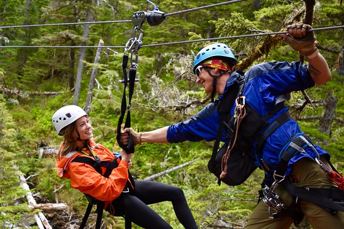Alpine Zipline Adventure in Juneau, AK - Pricing and Product Code