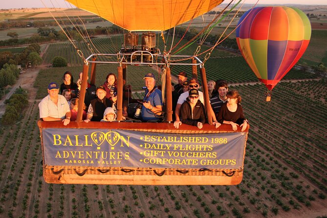 Barossa Valley Hot Air Balloon Ride With Breakfast - Booking and Cancellation Policies