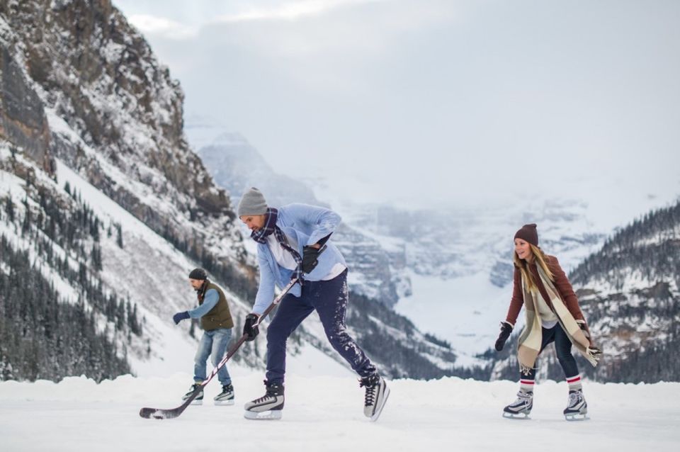 Best of Banff Winter Lake Louise, Frozen Falls & More - Ice-Skating on Lake Louise
