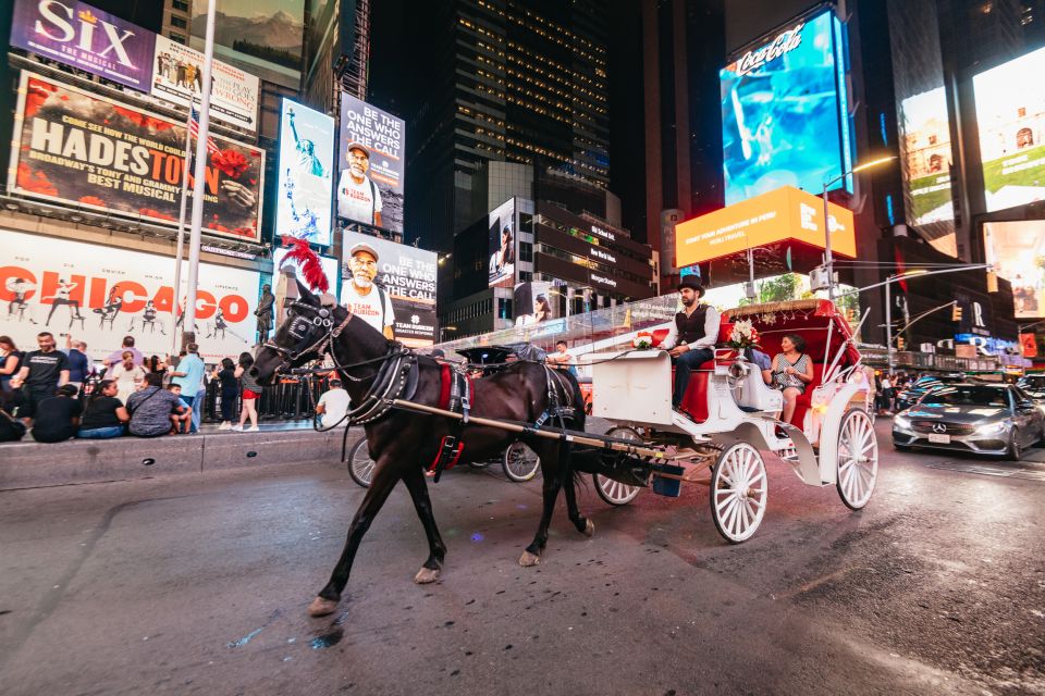 Central Park, Rockefeller & Times Carriage Ride (4 Adults) - Common questions