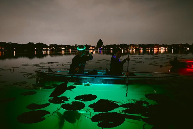 Clear Kayak Glow in the Dark Tour Through Winter Park - Booking Information