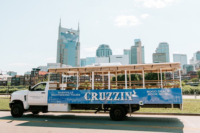 Cruising Nashville Narrated Sightseeing Tour by Open-Air Vehicle - Common questions