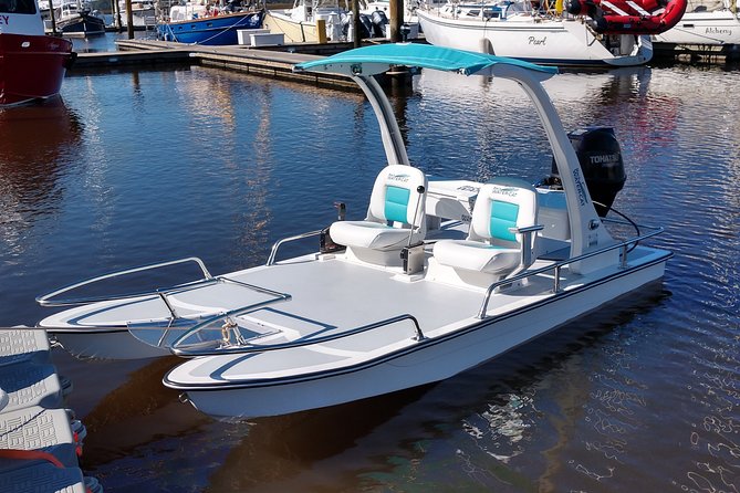 Drive Your Own 2 Seat Fun Go Cat Boat From Collier-Seminole Park - All-Inclusive Inclusions Package