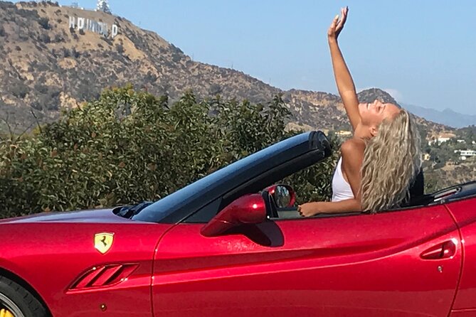 Ferrari "California T" Private Tour to Hollywood Sign View Point - Additional Information and Recommendations