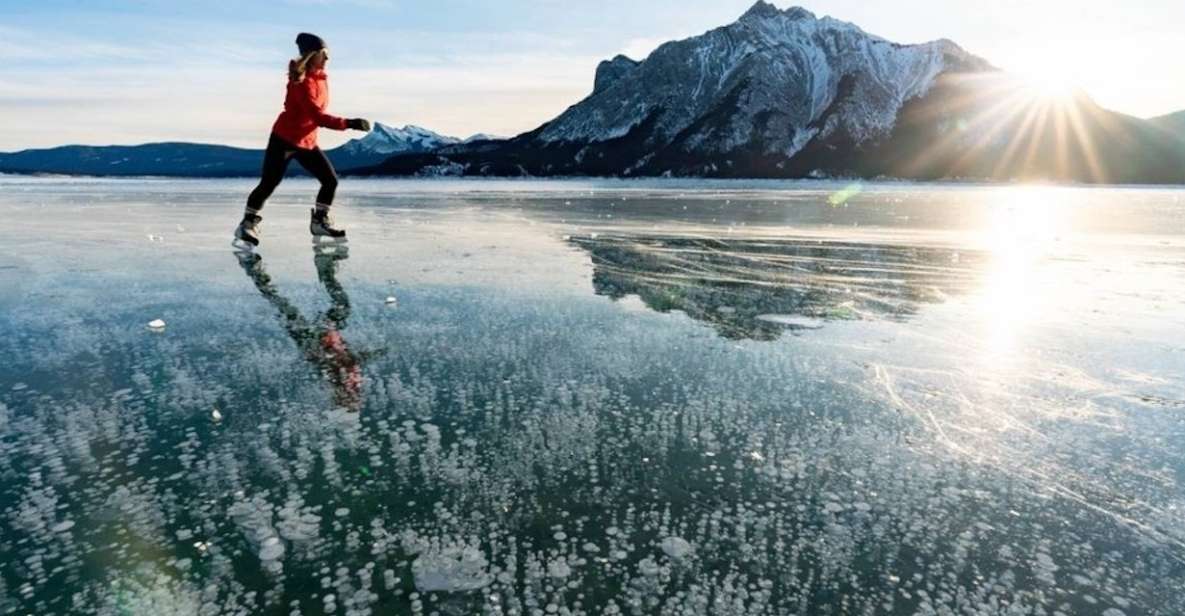 From Banff: Icefields Parkway & Abraham Lake Ice Bubbles