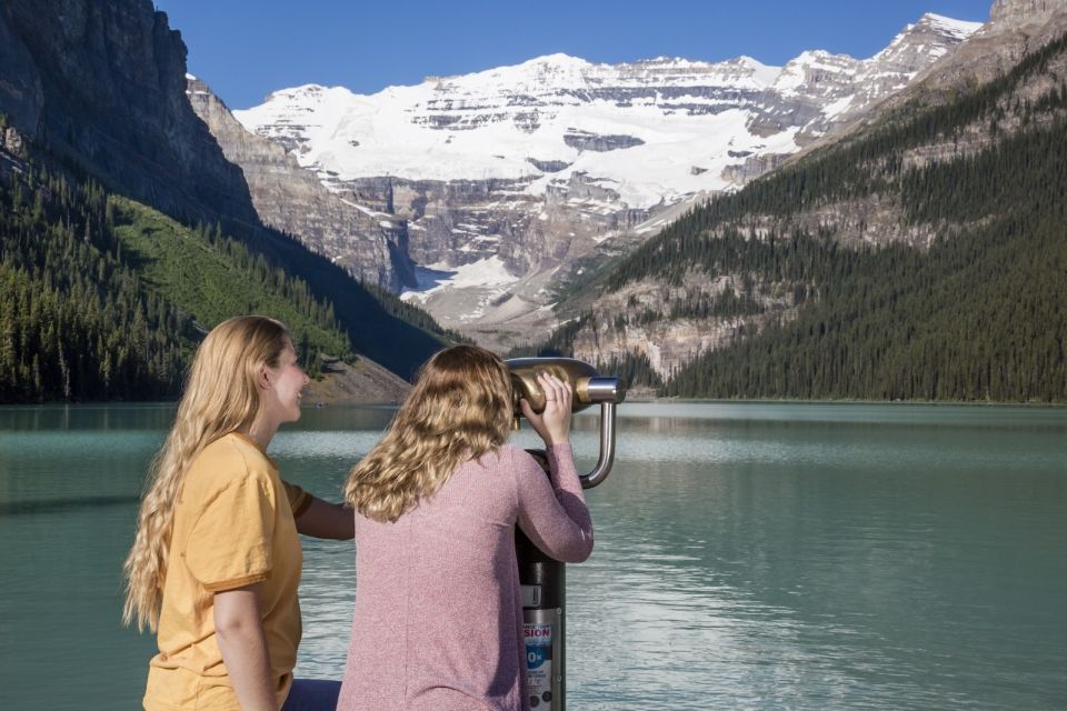 From Banff: Lake Louise and Moraine Lake Sightseeing Tour - Refreshments and Scenic Stops