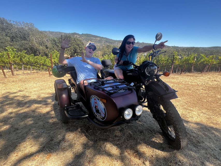 From Sonoma: Napa Valley Classic Sidecar Tour to 3 Wineries - Sum Up