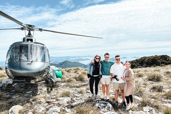 Heli-Fish Marlborough Sounds DUrville Island Indulgence - Catch and Dine - Fresh Seafood Cooking Class