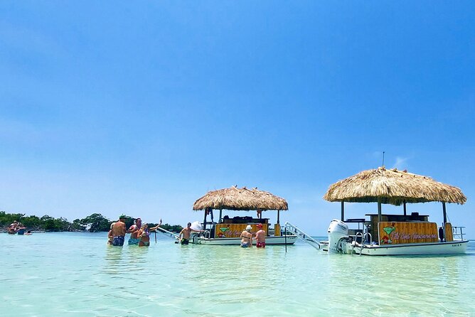 Key West Tiki Bar Boat Cruise to a Popular Sand Bar - Highlights