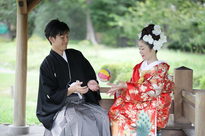 Kimono Wedding Photo Shot in Shrine Ceremony and Garden - Package Pricing and Inclusions