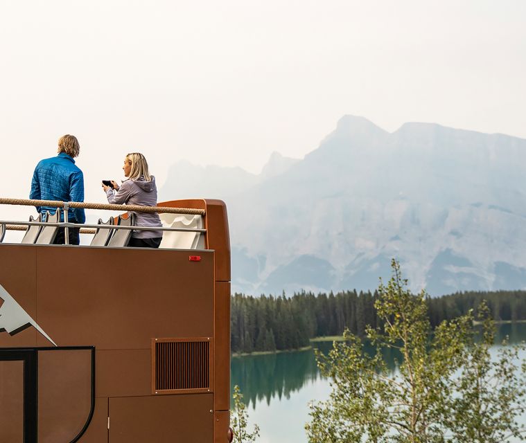 Lake Louise: Open-Top Shuttle to Moraine and Lake Louise - Booking Information