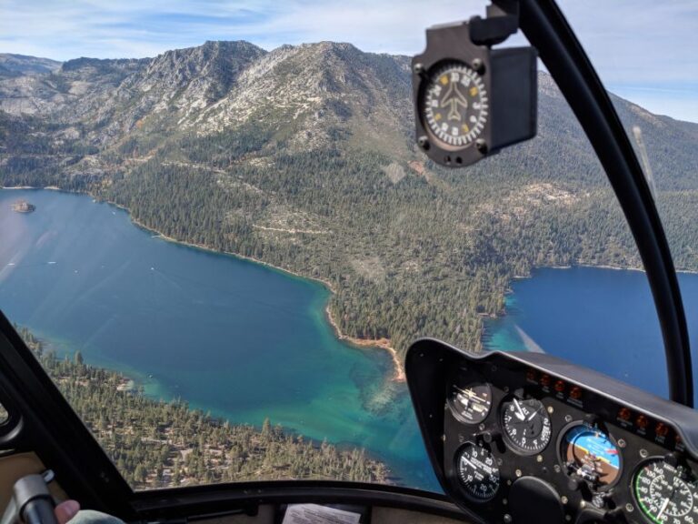 Lake Tahoe: Sand Harbor Helicopter Flight