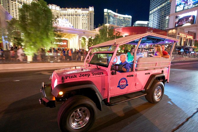 Las Vegas City Lights Night Tour by Jeep - Viators Operational Information