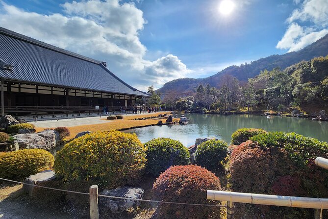 Osaka Dep, Arashiyama Ninnaji and Golden Pavilion Full Day Tour - Golden Pavilion Experience