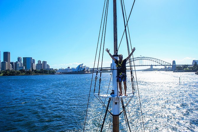 Sydney Harbour Tall Ship Laser Clay Shooting With Mast Climb - Activity Summary