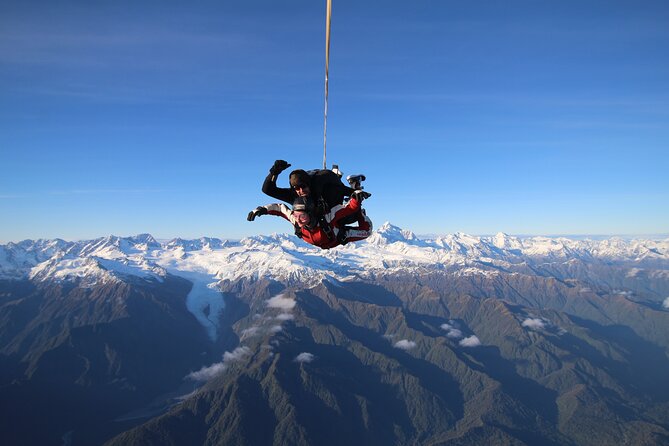 Tandem Skydive 10,000ft From Franz Josef - Common questions