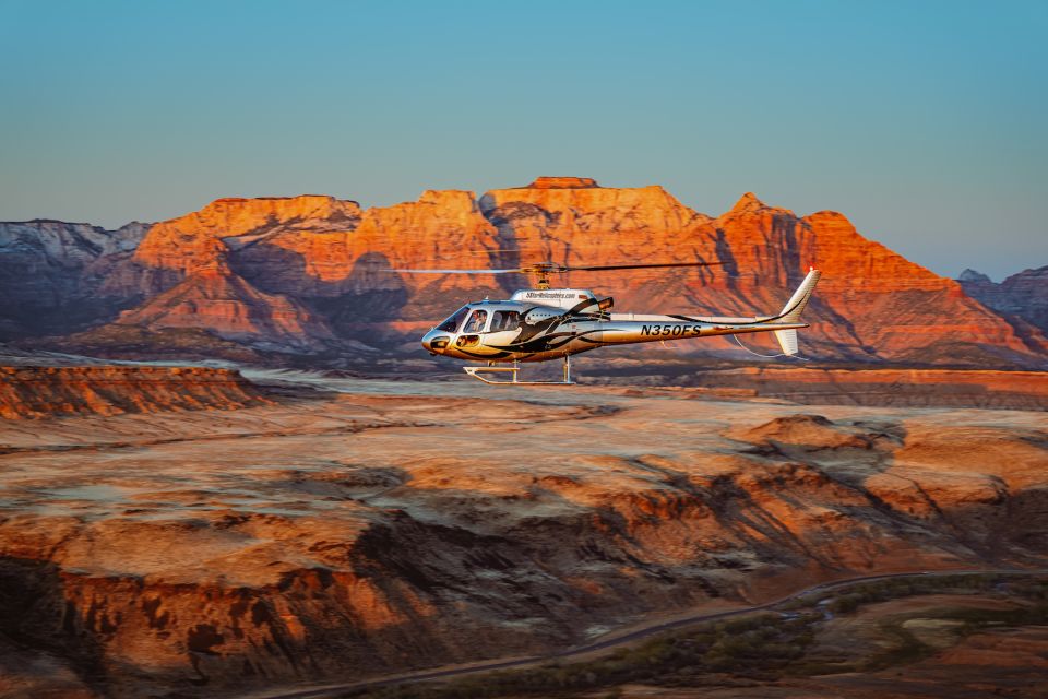 Zion National Park, Canaan Cliffs: Extended Helicopter Tour - Additional Booking Information