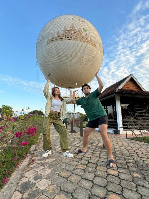 Angkor Balloon Sunrise or Sunset Ride and Pick Up/Drop off - Sum Up