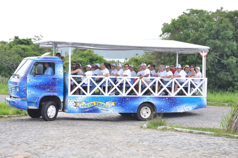 Buzios: City Tour by Trolley With 12 Beaches and Pickup - Beach Stops