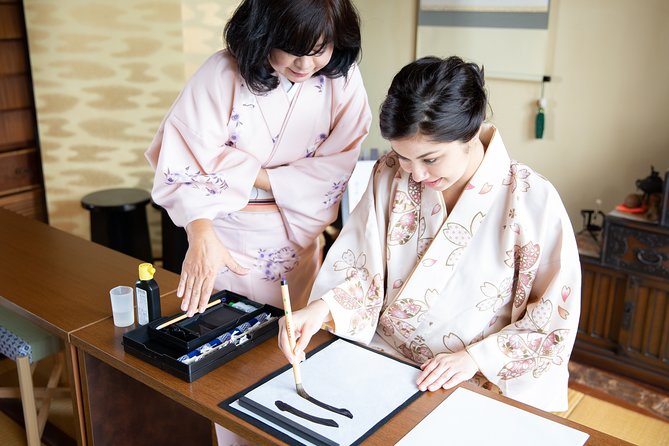 Calligraphy Experience With Simple Kimono in Okinawa - Pricing and Availability