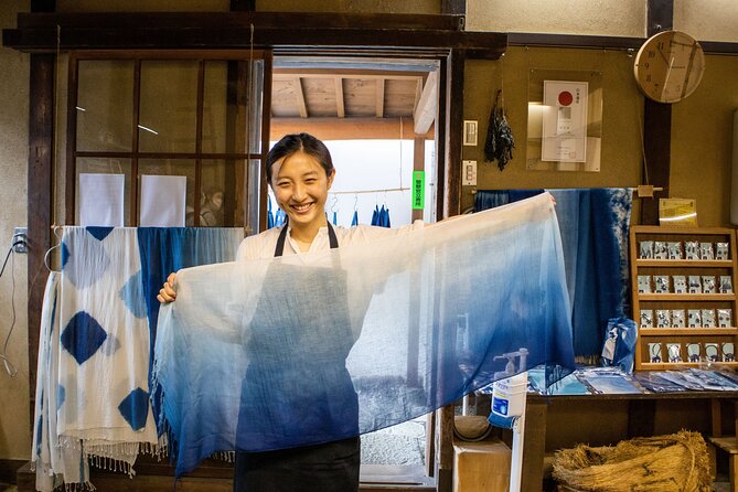 Indigo Dyeing Experience : Scarf / Tokushima, Shikoku - Additional Information