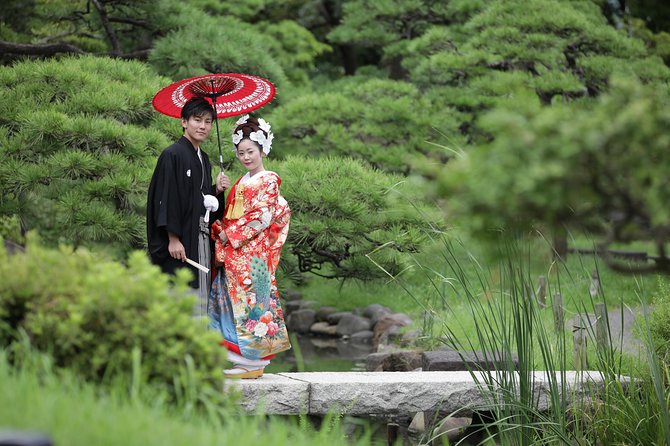Kimono Wedding Photo Shot in Shrine Ceremony and Garden - Common questions