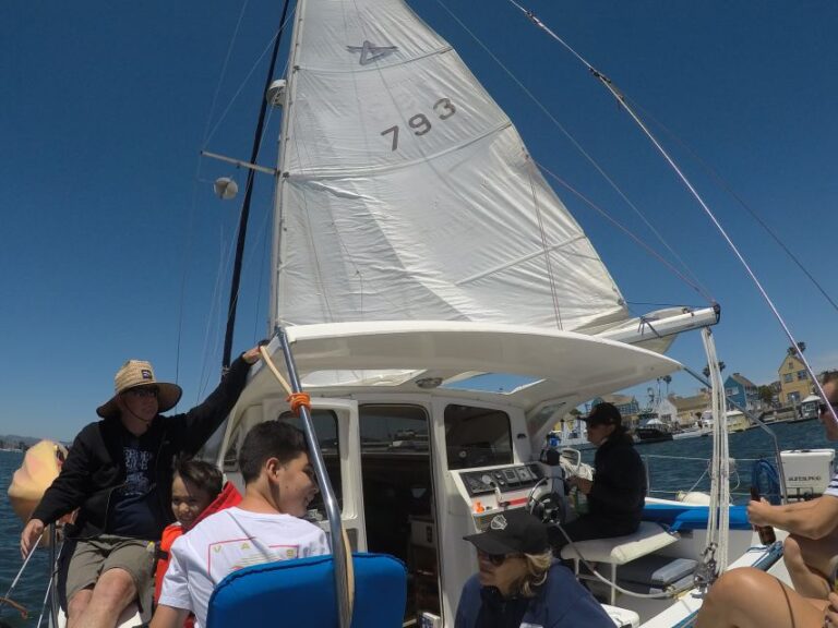 Marina Del Rey : 4 Hour Private Catamaran Sailboat Charter