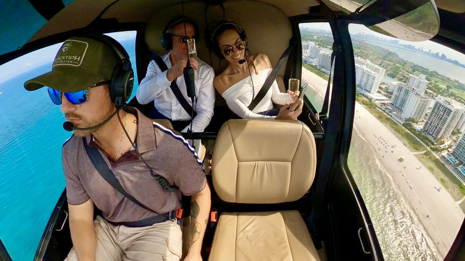 Miami: Private Romantic Helicopter Tour With Champagne - Experience Highlights