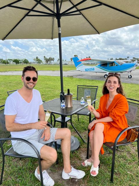 Miami: Romantic Private Airplane Tour With Champagne - Directions and Logistics